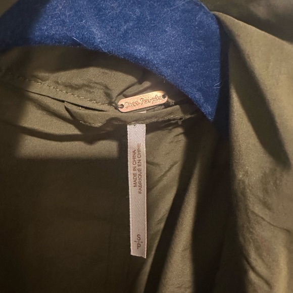 Free People Olive Utility Jacket - Picture 4 of 4